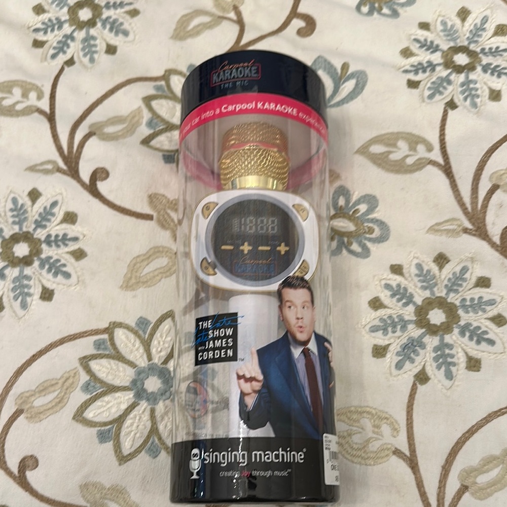 Official Singing Machine Carpool Karaoke Microphone